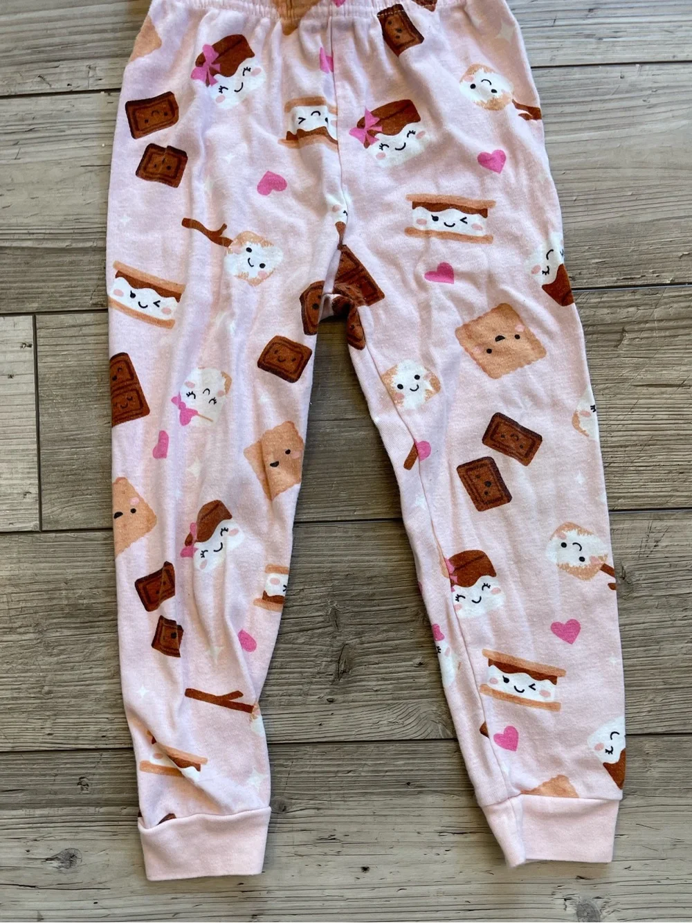 The Children’s Place | Pink S'mores Long-Sleeve Pajama Set | Size: 4T
